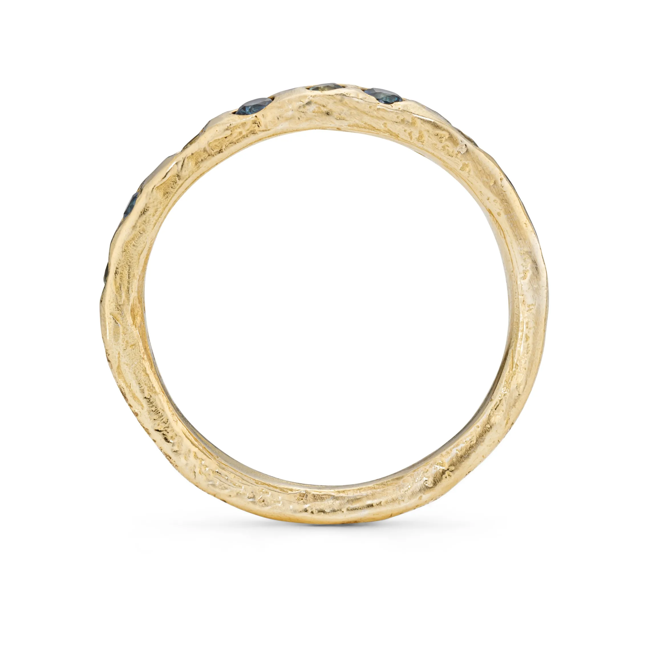 Ocean Studded Rock Ring