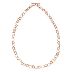 Pebble Drawing Necklace 9ct Rose Gold