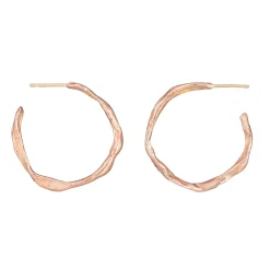 Penzance Hoops 9ct Rose Gold