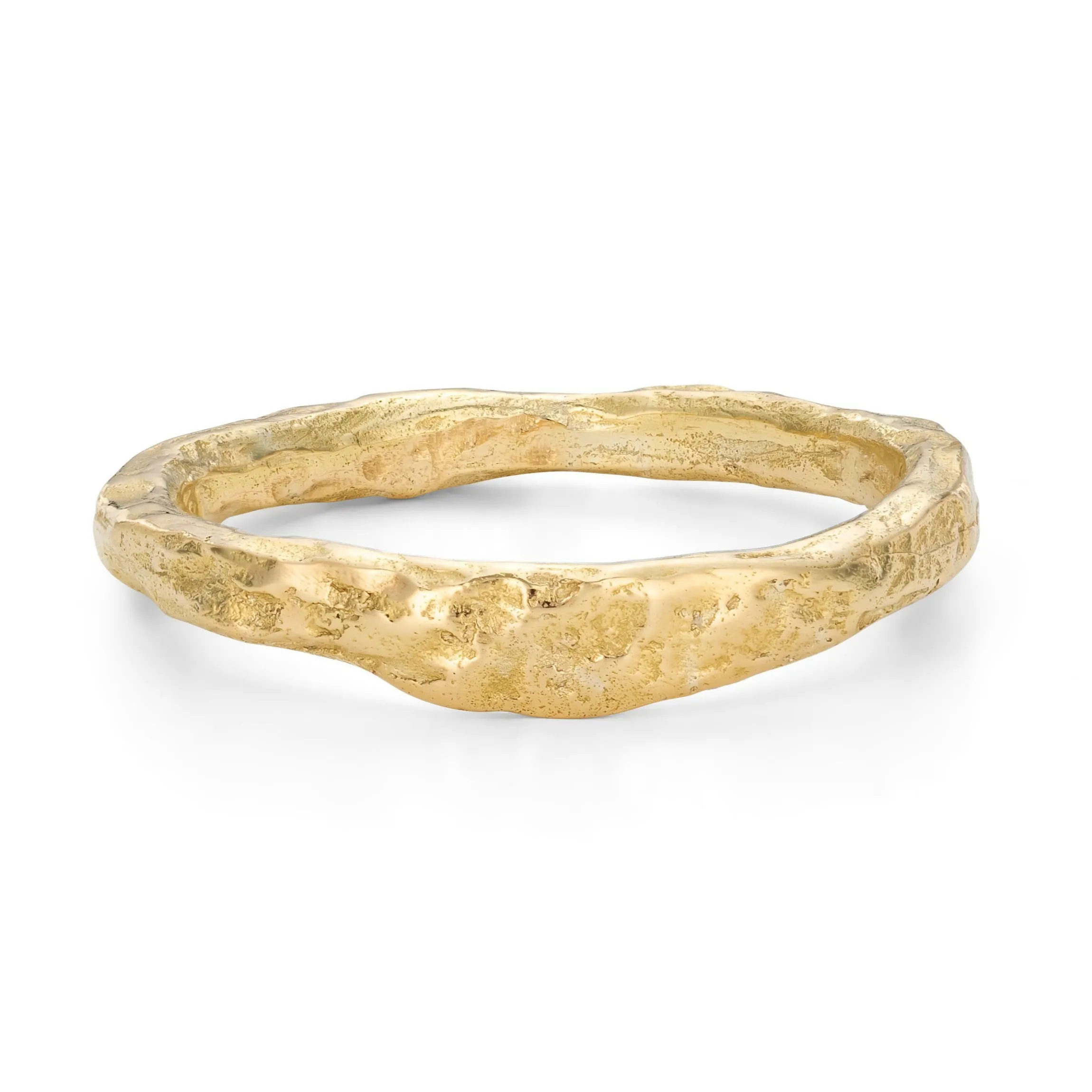 Plateau Band 18ct Gold
