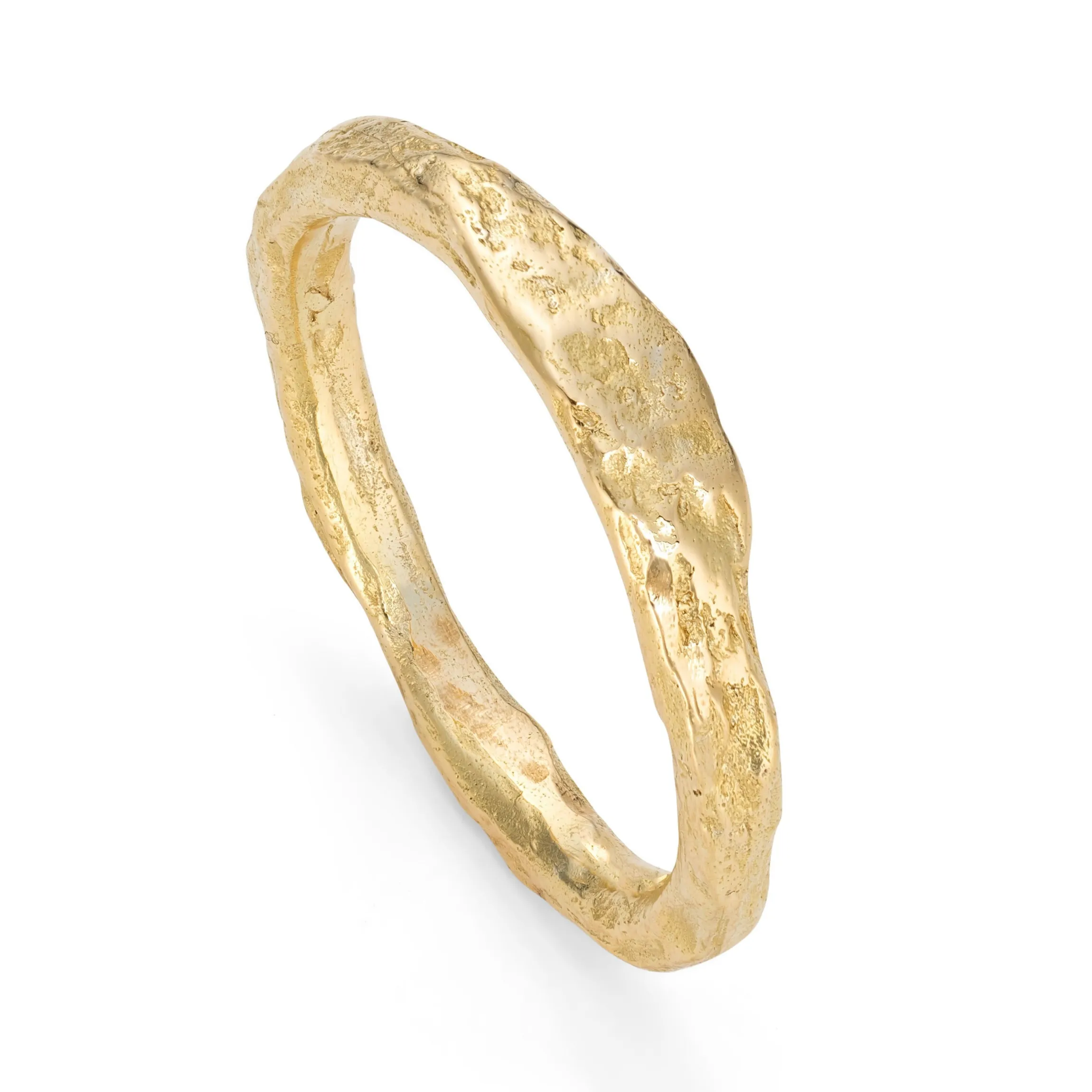 Plateau Band 18ct Gold