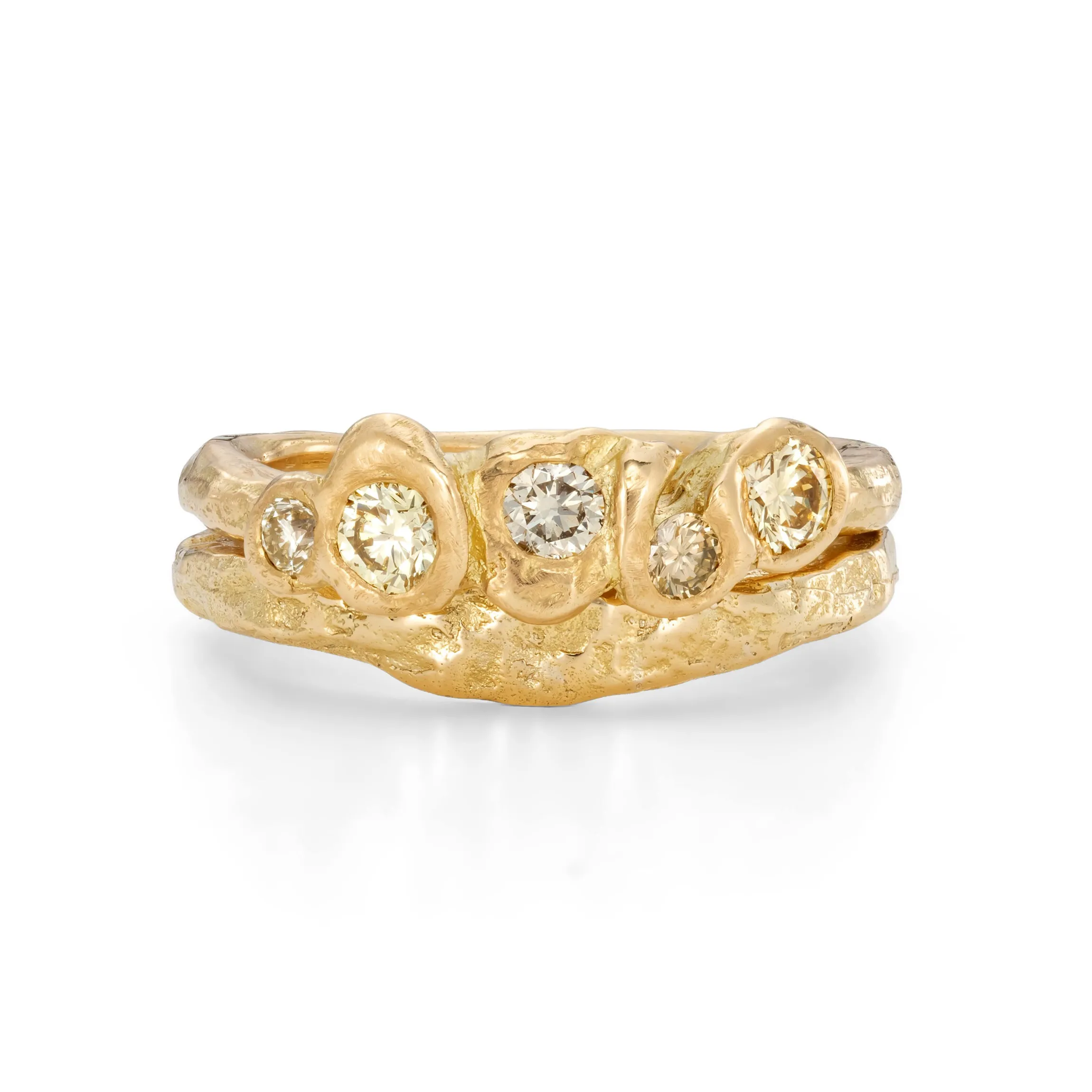 Plateau Band 18ct Gold