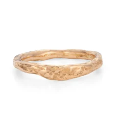 Plateau Wedding Band 18ct Rose Gold