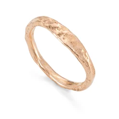 Plateau Wedding Band 18ct Rose Gold