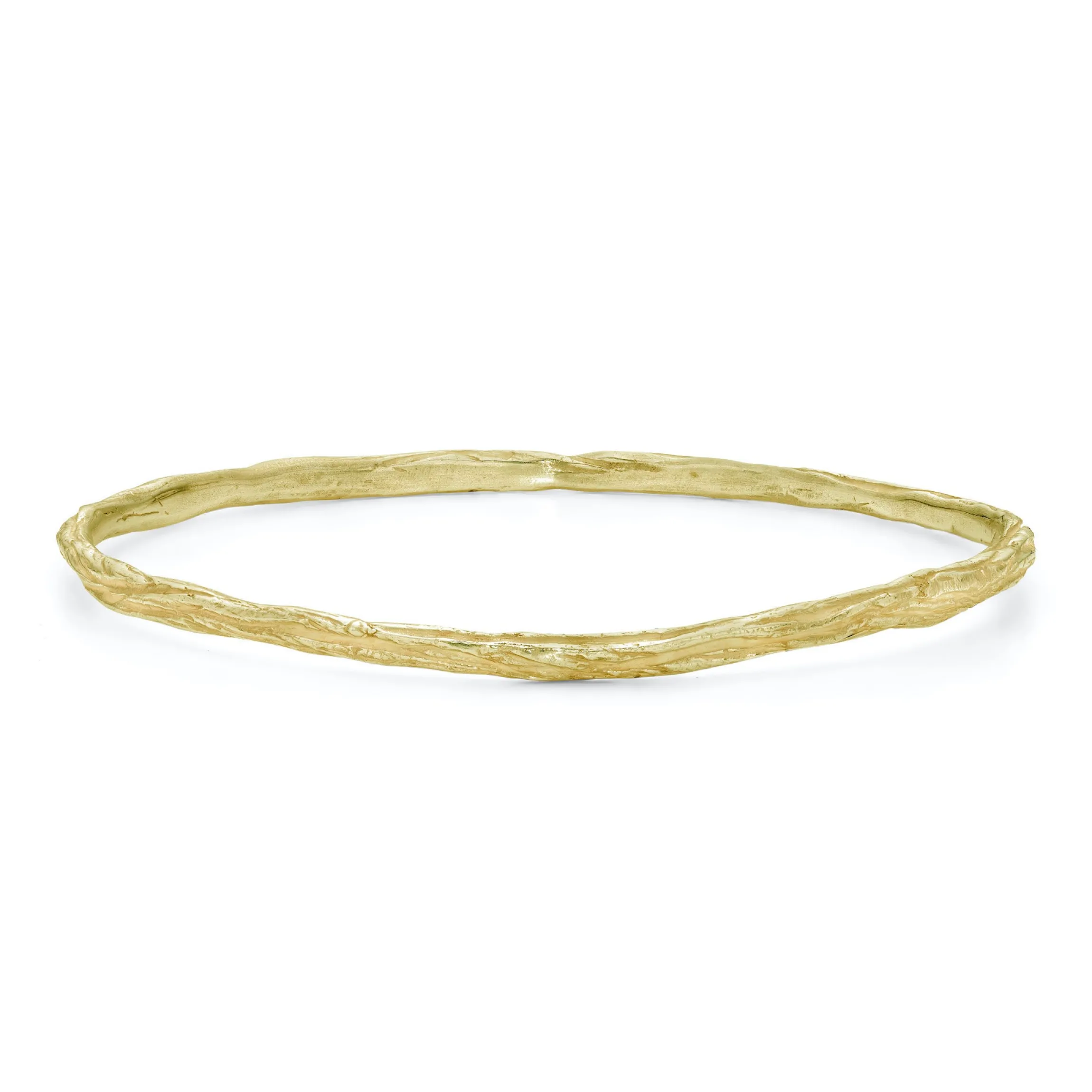 Ripple Bangle 18ct Gold
