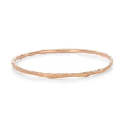Ripple Bangle 9ct Rose Gold