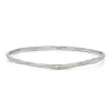 Ripple Fine Bangle Silver