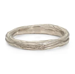 Ripple Fine Ring 18ct White Gold