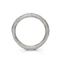 Ripple Fine Ring Platinum