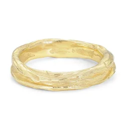 Ripple Medium Ring 18ct Gold