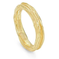 Ripple Medium Ring 18ct Gold