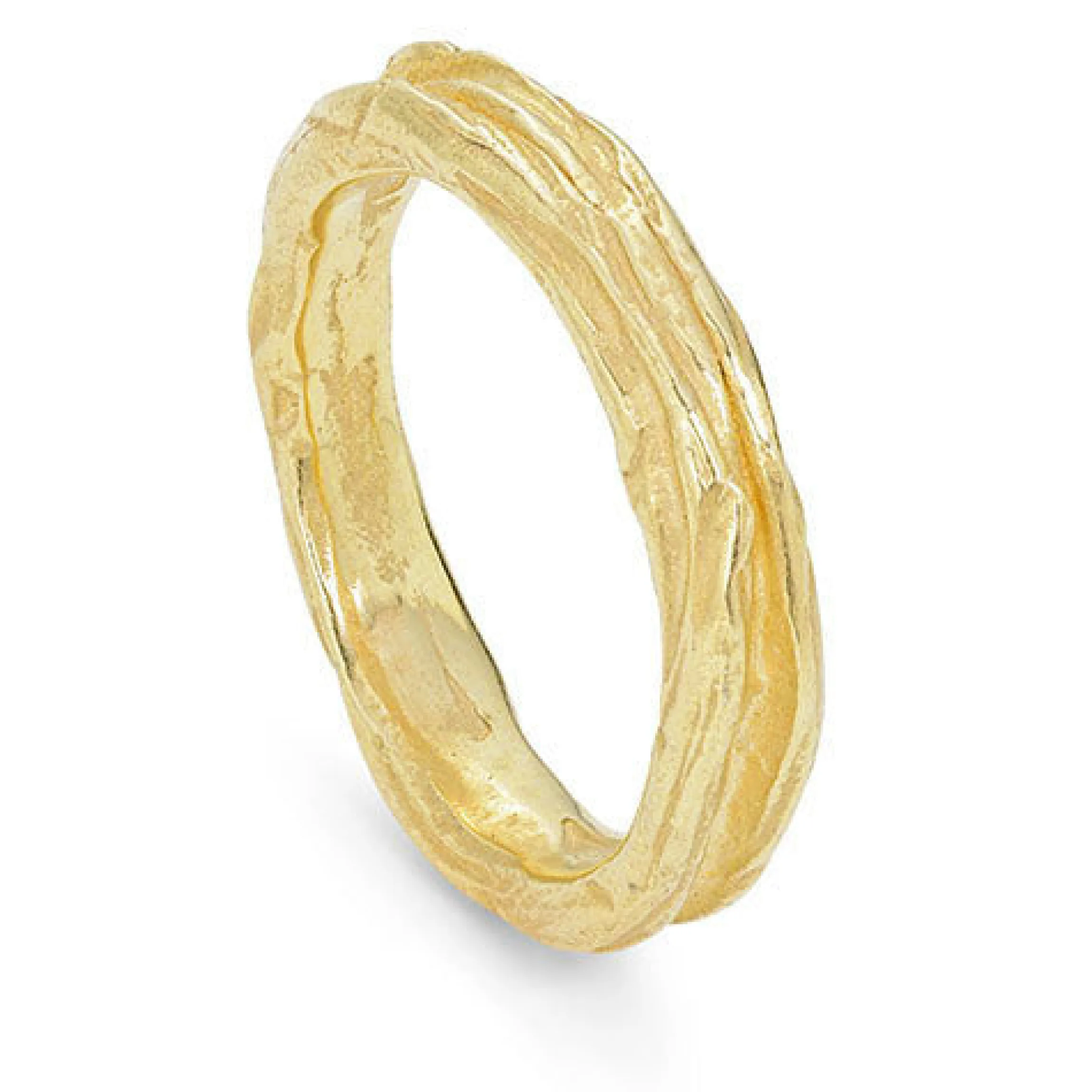 Ripple Medium Ring 18ct Gold