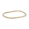 Rock Bangle 9ct Gold