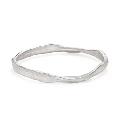 Rock Bangle Silver