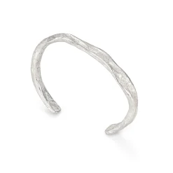 Rock Cuff Silver