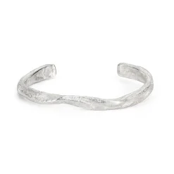Rock Cuff Silver
