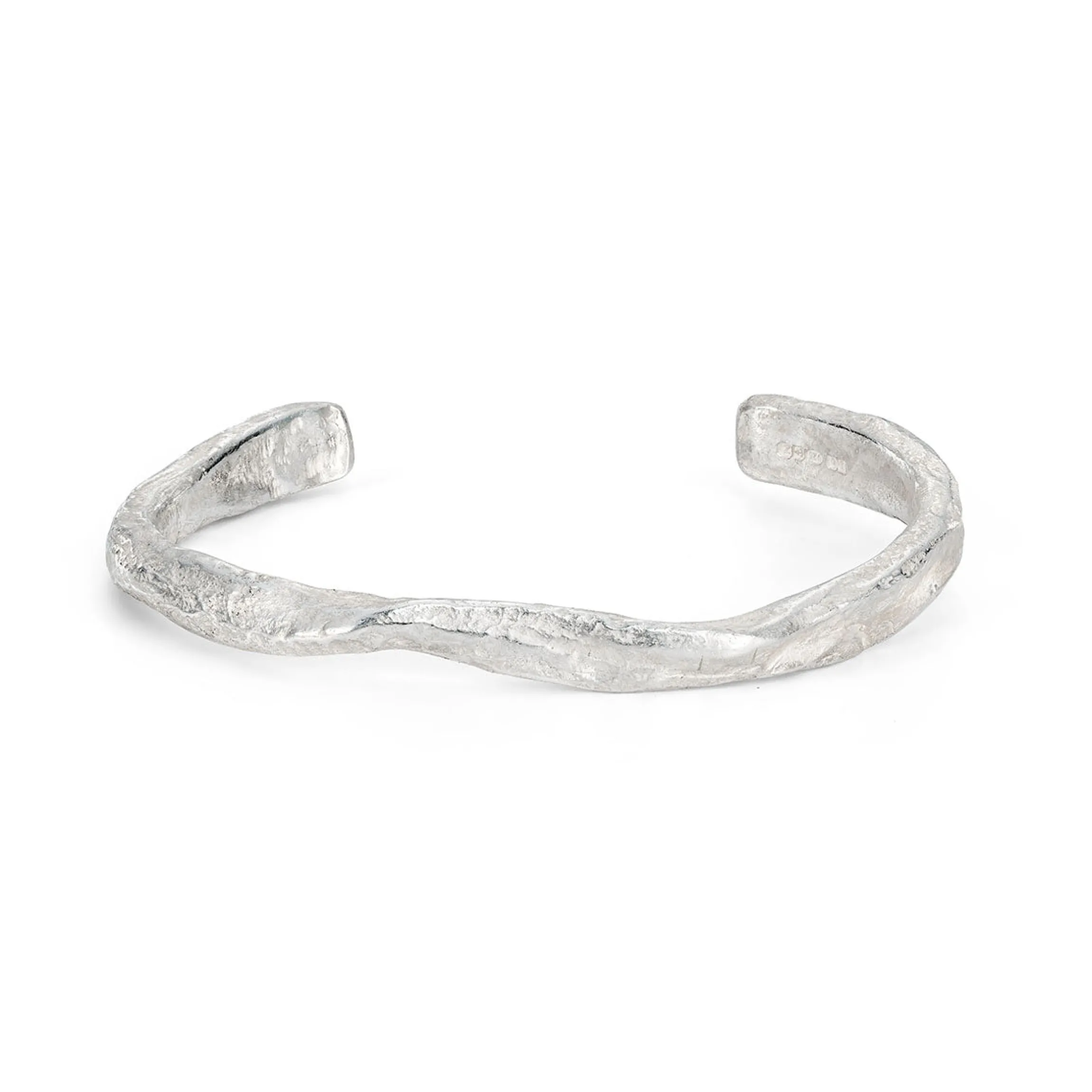 Rock Cuff Silver