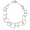 Rock Drawing Necklace Silver
