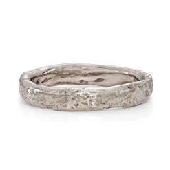 Rock Medium Ring 18ct White Gold