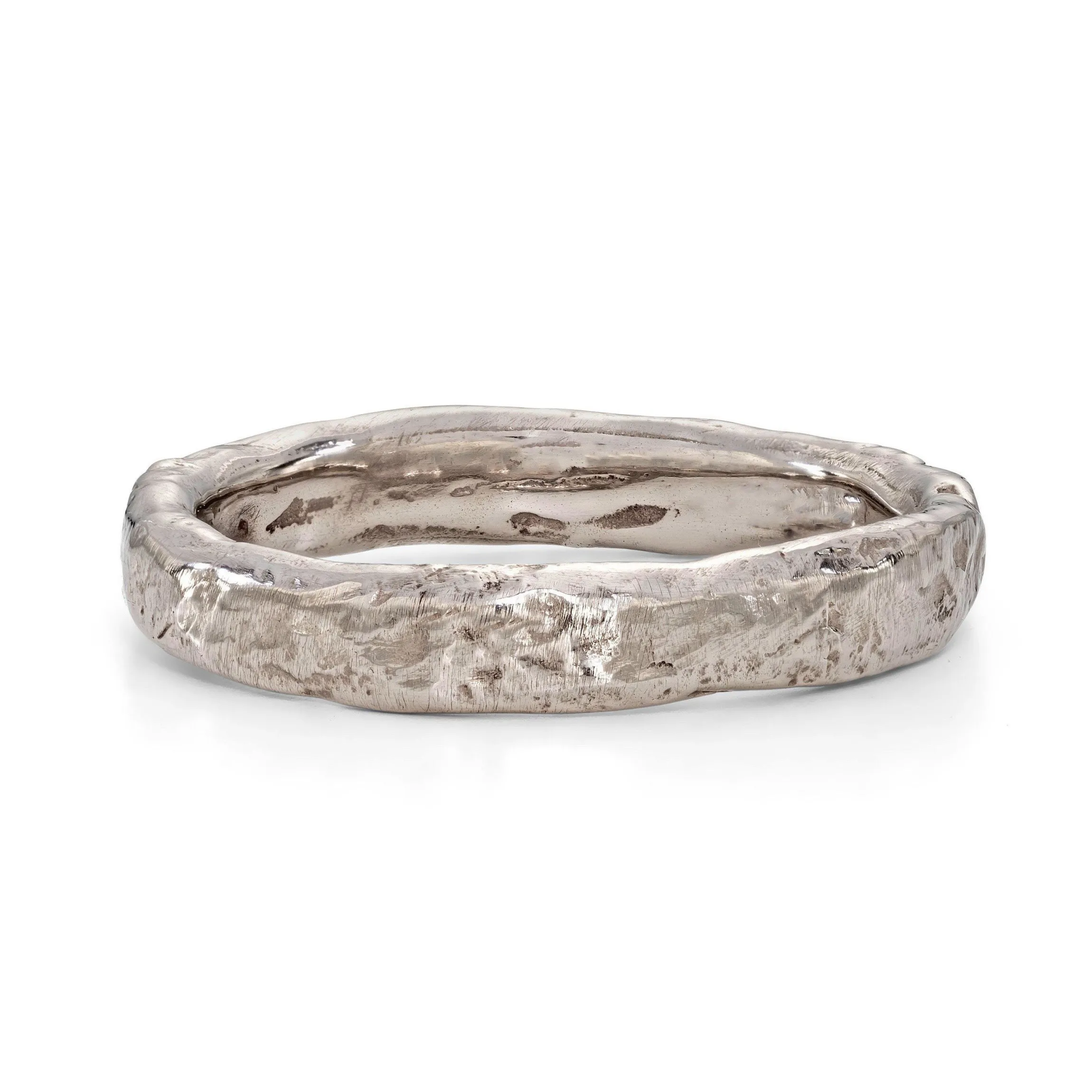 Rock Medium Ring 18ct White Gold