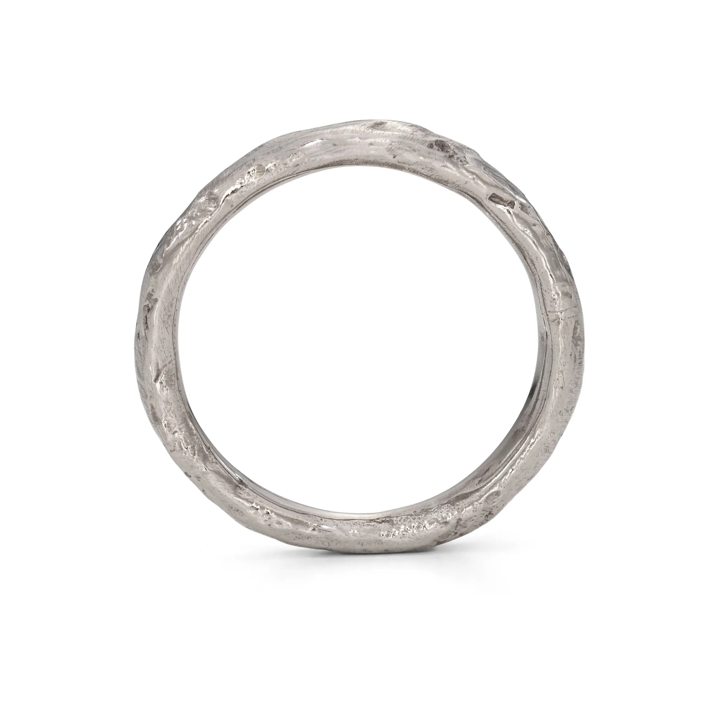 Rock Medium Ring 18ct White Gold