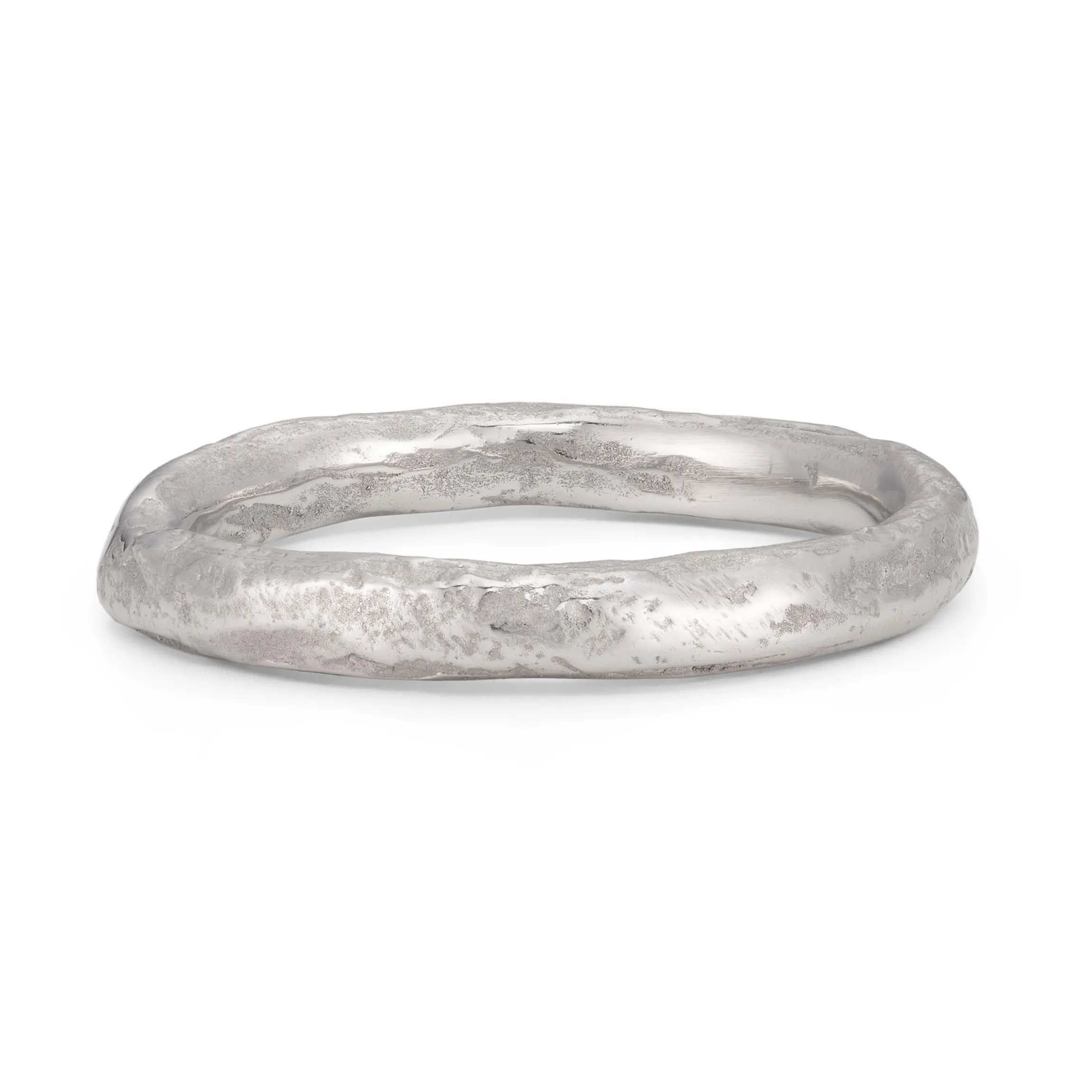 Rock Regular Ring Platinum
