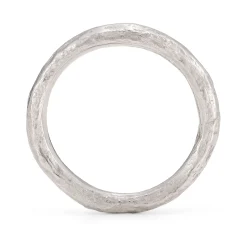 Rock Regular Ring Platinum