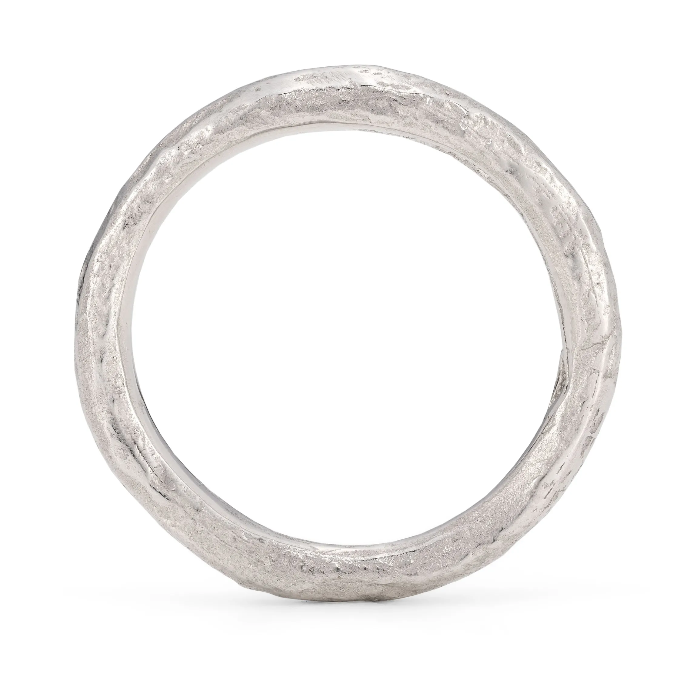 Rock Regular Ring Platinum