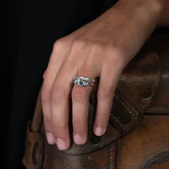 Rock Regular Ring Platinum