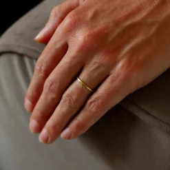 Rock Skinny Ring 18ct Gold