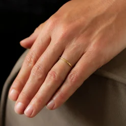 Rock Skinny Ring 18ct Rose Gold