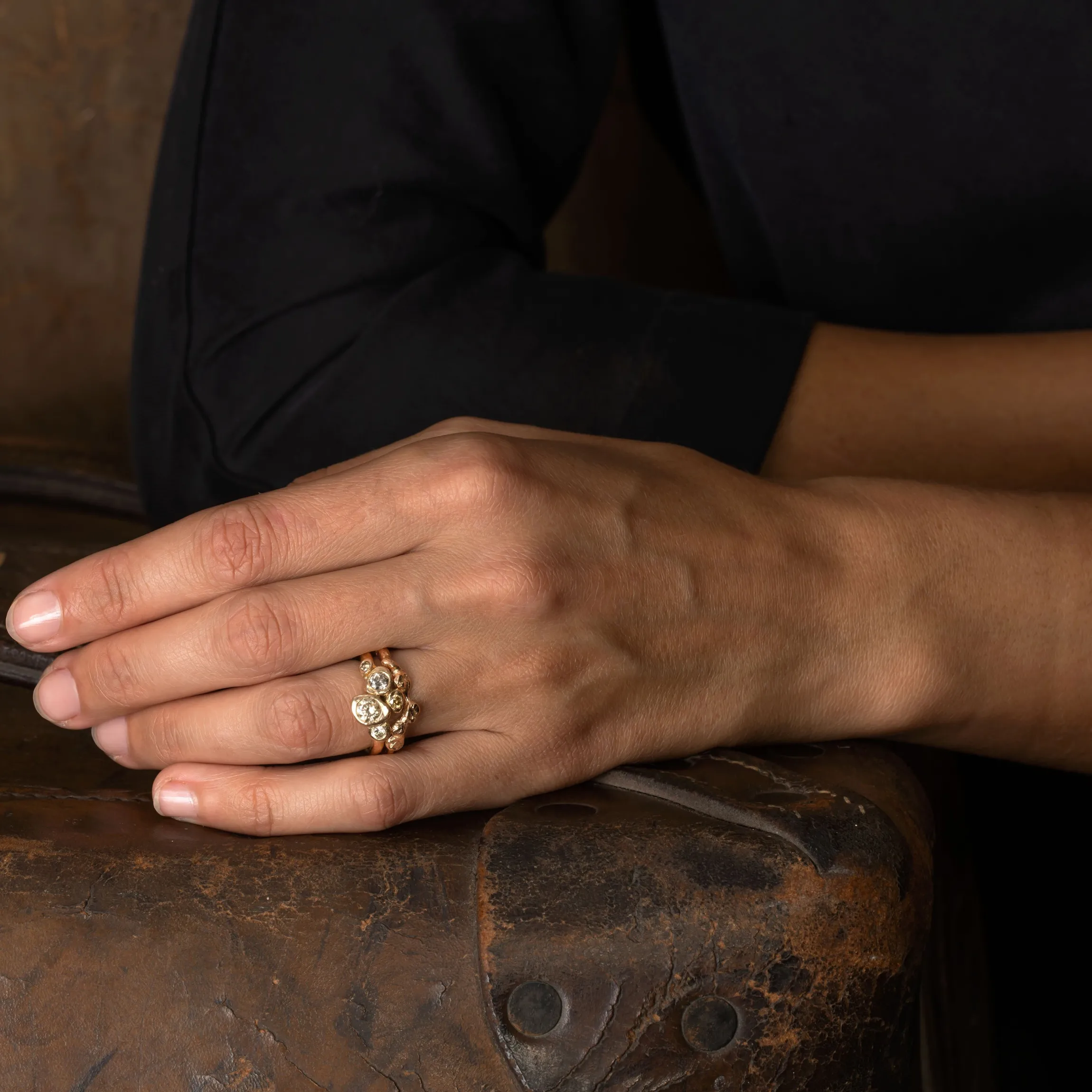 Rosy Carn Ring