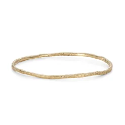 Rounded Urchin Bangle 9ct Gold