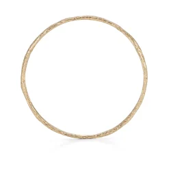 Rounded Urchin Bangle 9ct Gold