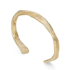 Rugged Rock Cuff 9ct Gold
