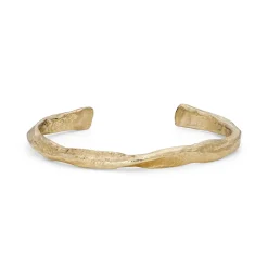 Rugged Rock Cuff 9ct Gold