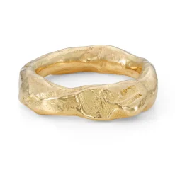 Rugged Rock Ring 18ct Gold