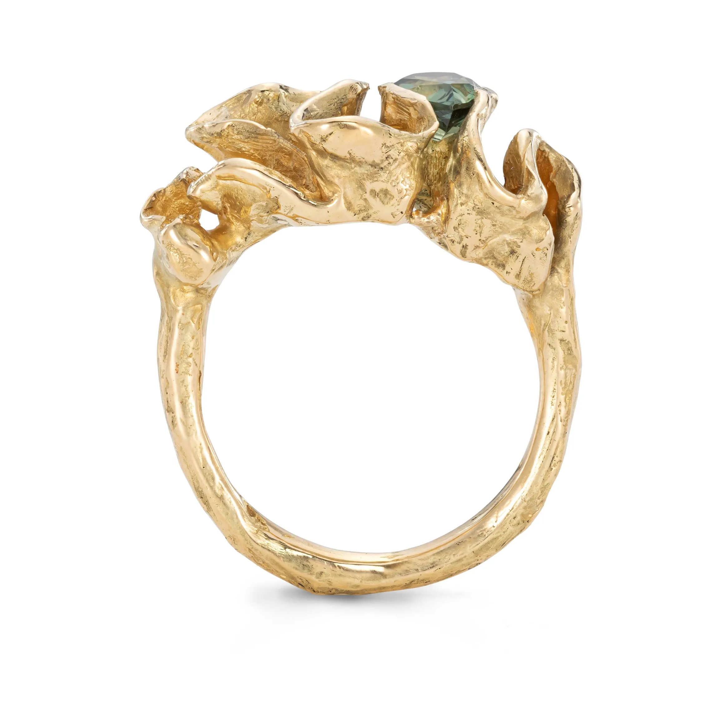 Sapphire Furbelow Ring