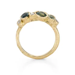 Sapphire Sea Whistle Ring