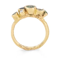 Sea Green Sapphire Nori Ring