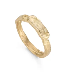 Signet Men-Amber Ring 18ct Gold
