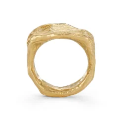 Signet Rock Ring 18ct Gold