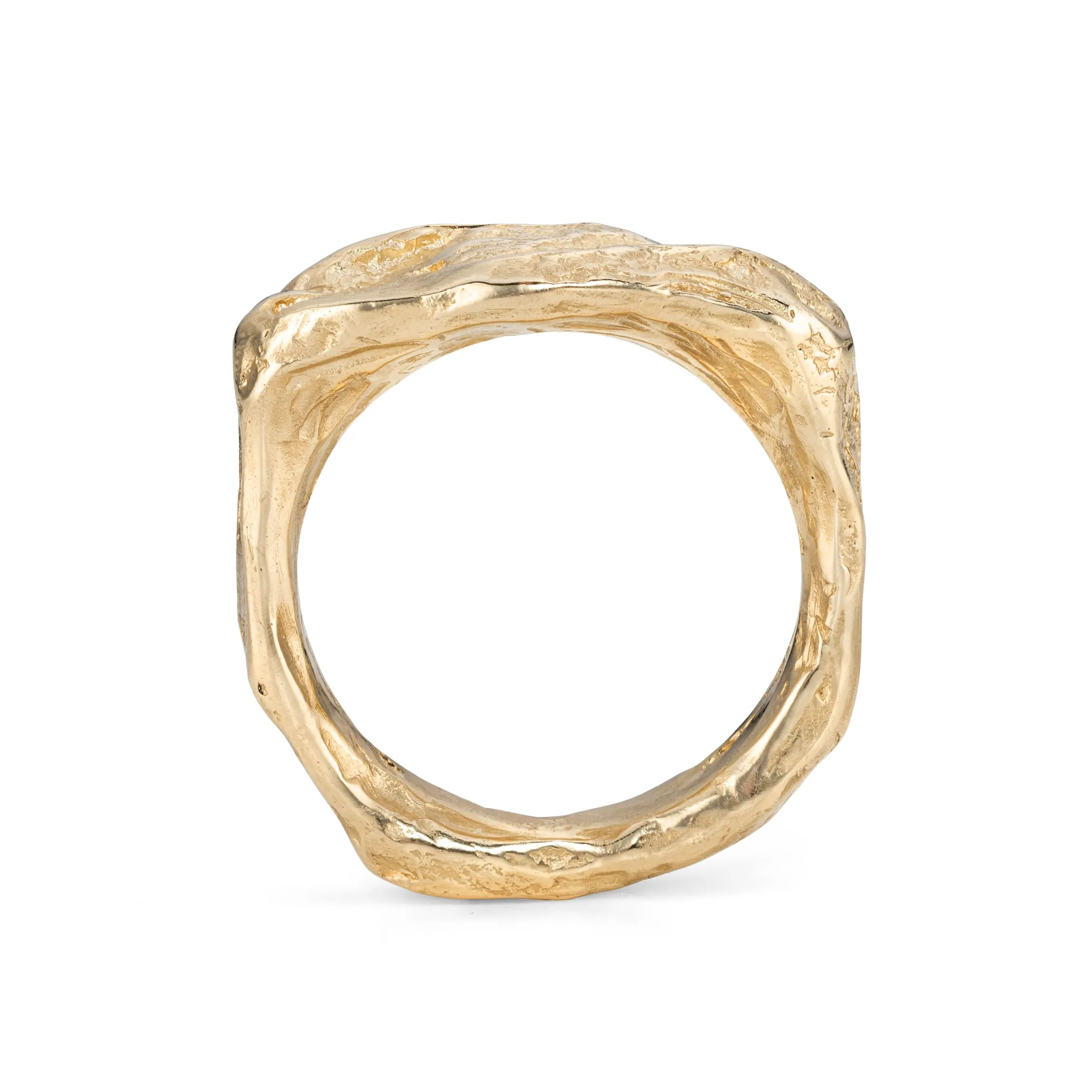 Signet Rock Ring 9ct gold