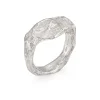 Signet Rock Ring Silver