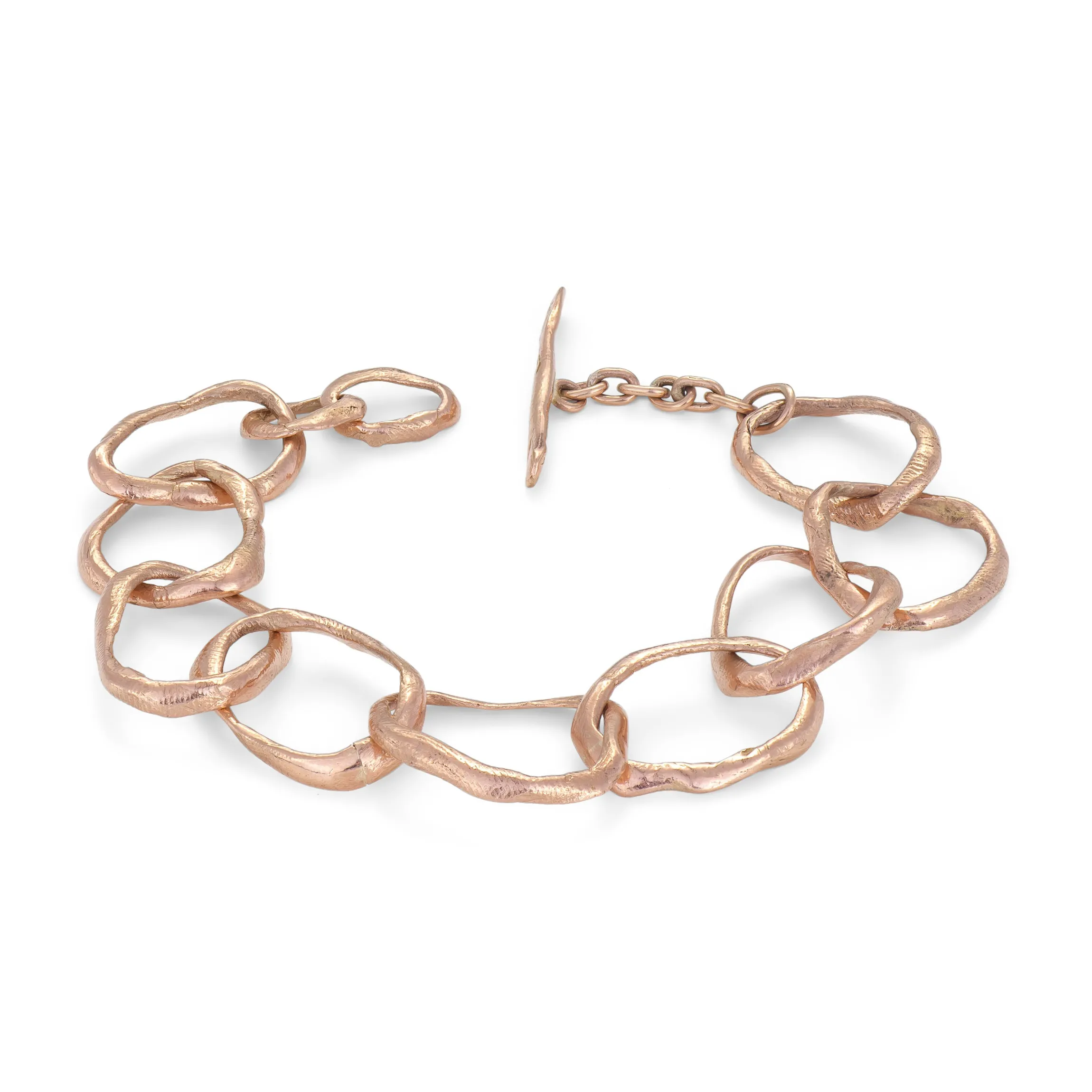 Stone Drawing Bracelet 9ct Rose Gold