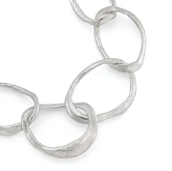 Stone Drawing Bracelet Silver