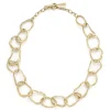 Stone Drawing Necklace 9ct Gold