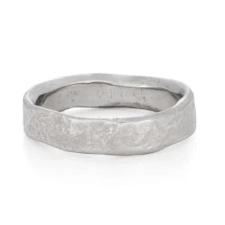 Stone Medium Ring Platinum