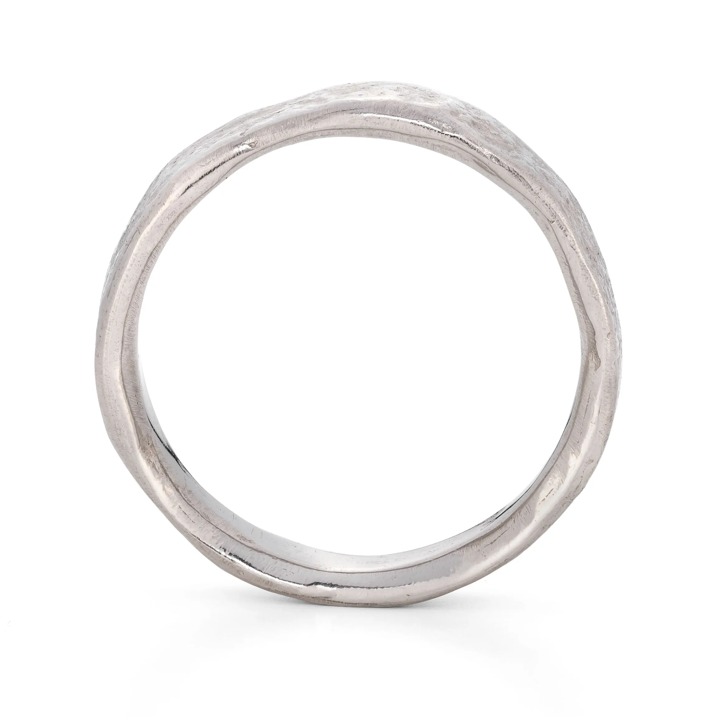 Stone Medium Ring Platinum