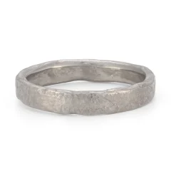 Stone Slim Ring 18ct White Gold